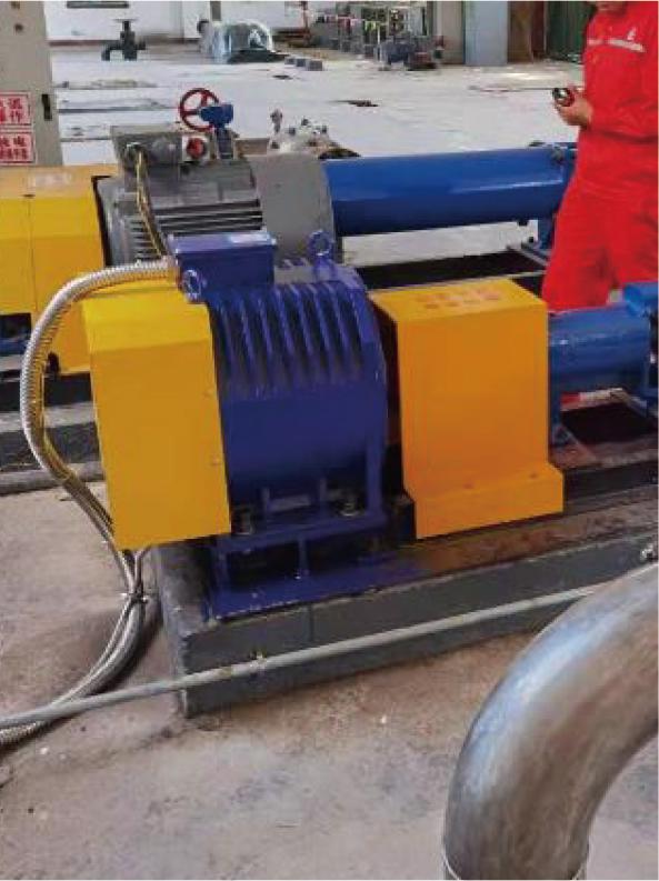 On-site application of direct-drive 3-phase PMSM for pump stations