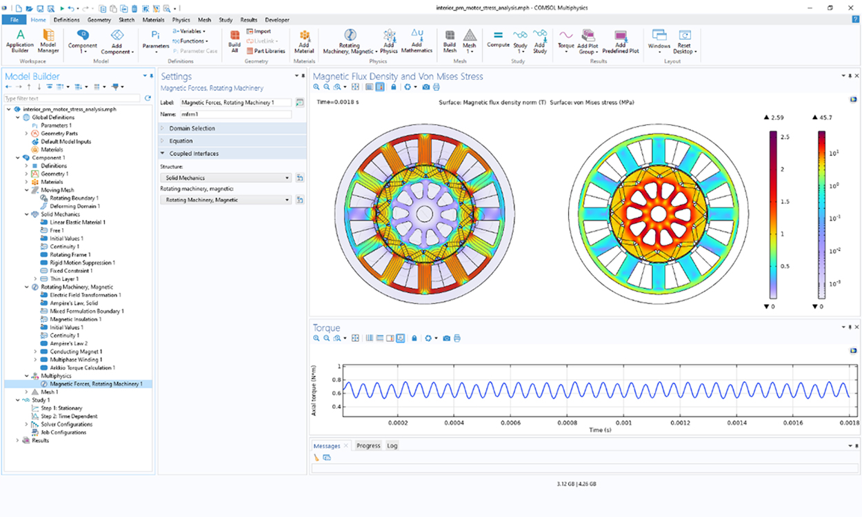 Simulación del motor